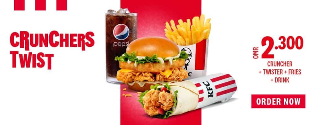 KFC Oman Crunchers Twist