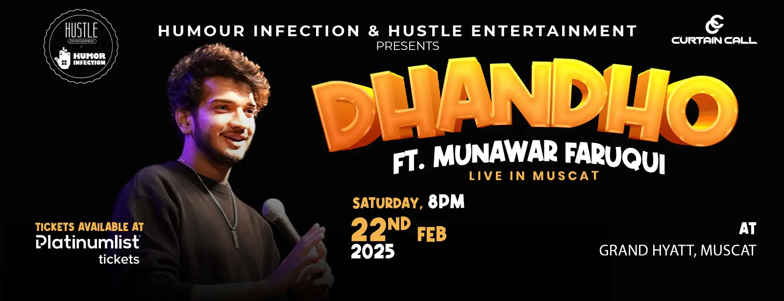 Dhandho Ft. Munawar Faruqui Live in Grand Hyatt in Muscat